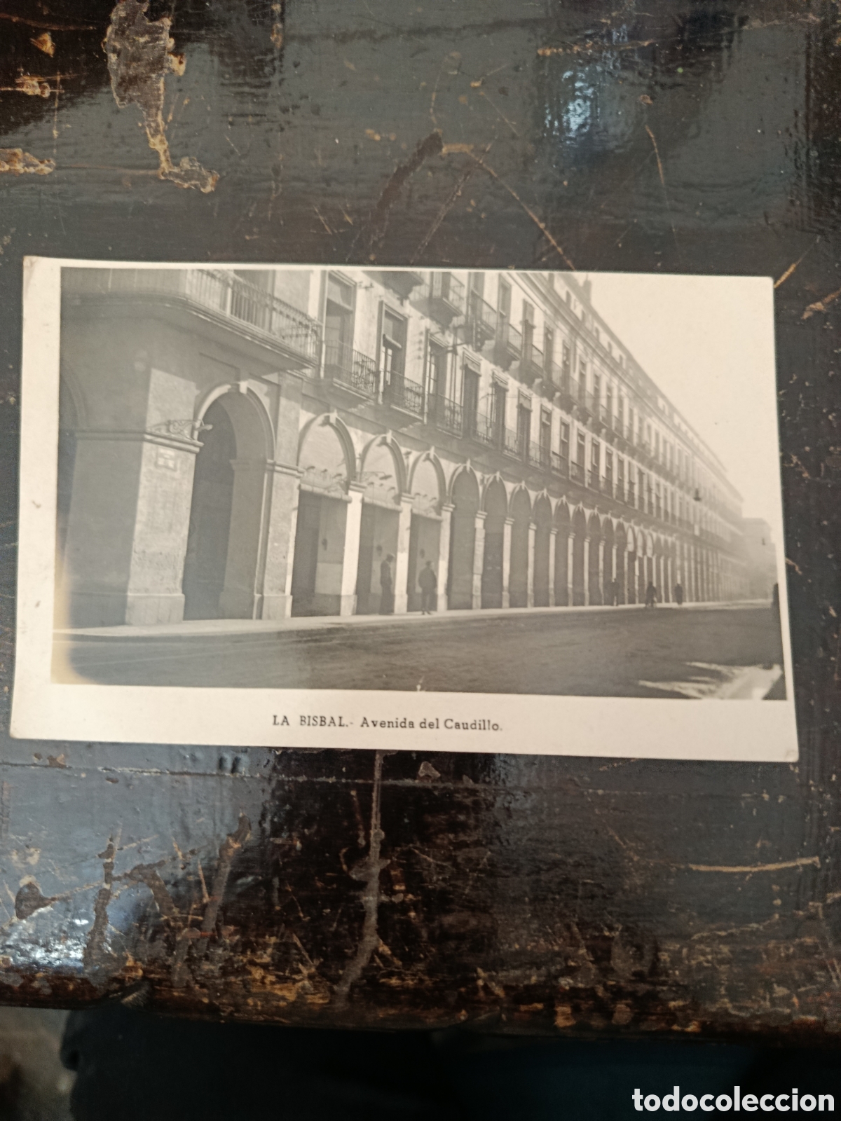 Postales: Postal fotogr&aacute;fica la Bisbal avenida del caudillo