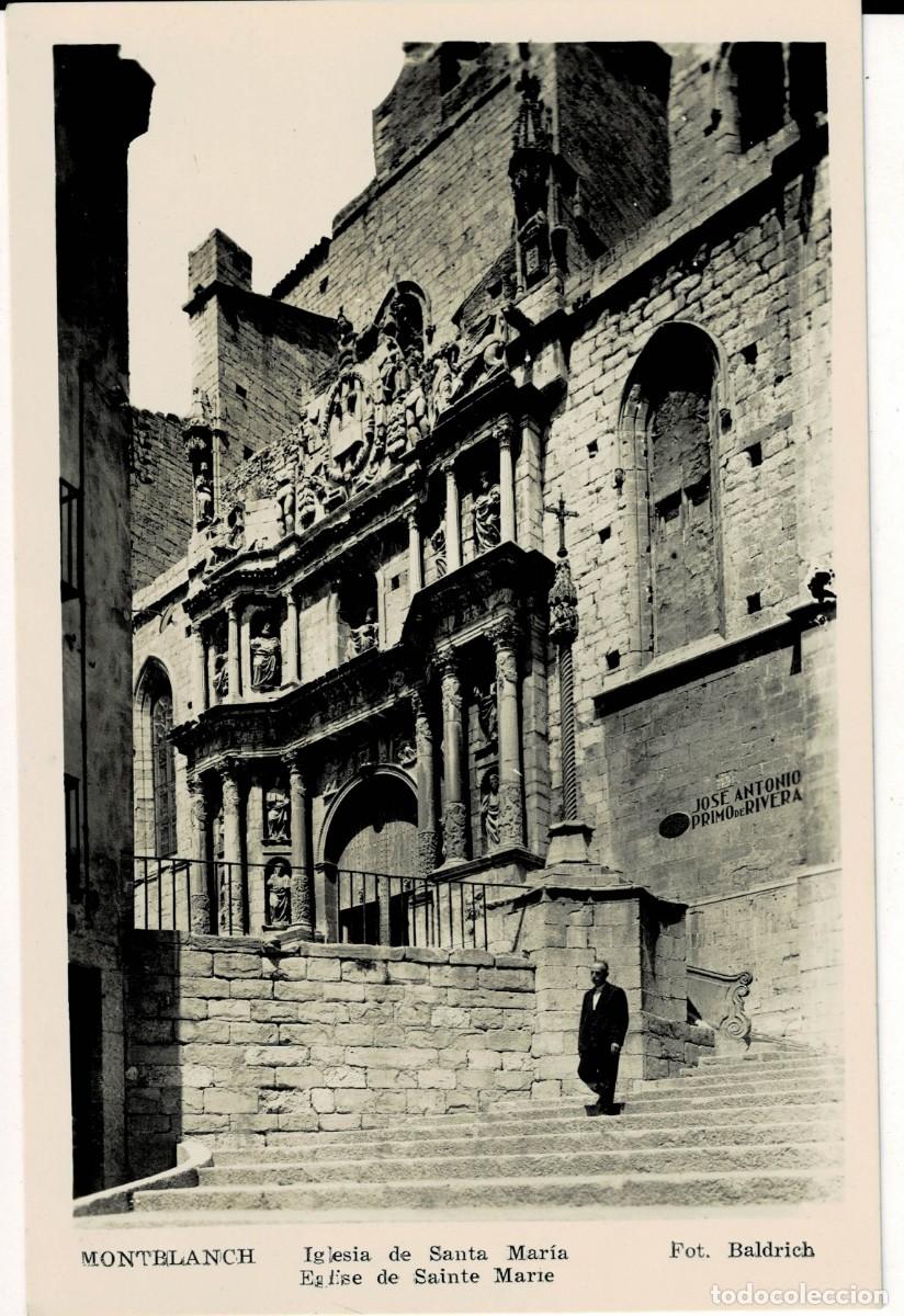 Postales: POSTAL MODERNA DE CATALU&Ntilde;A. MONTBLANCH. IGLESIA DE SANTA MARIA. P-CAT-2197