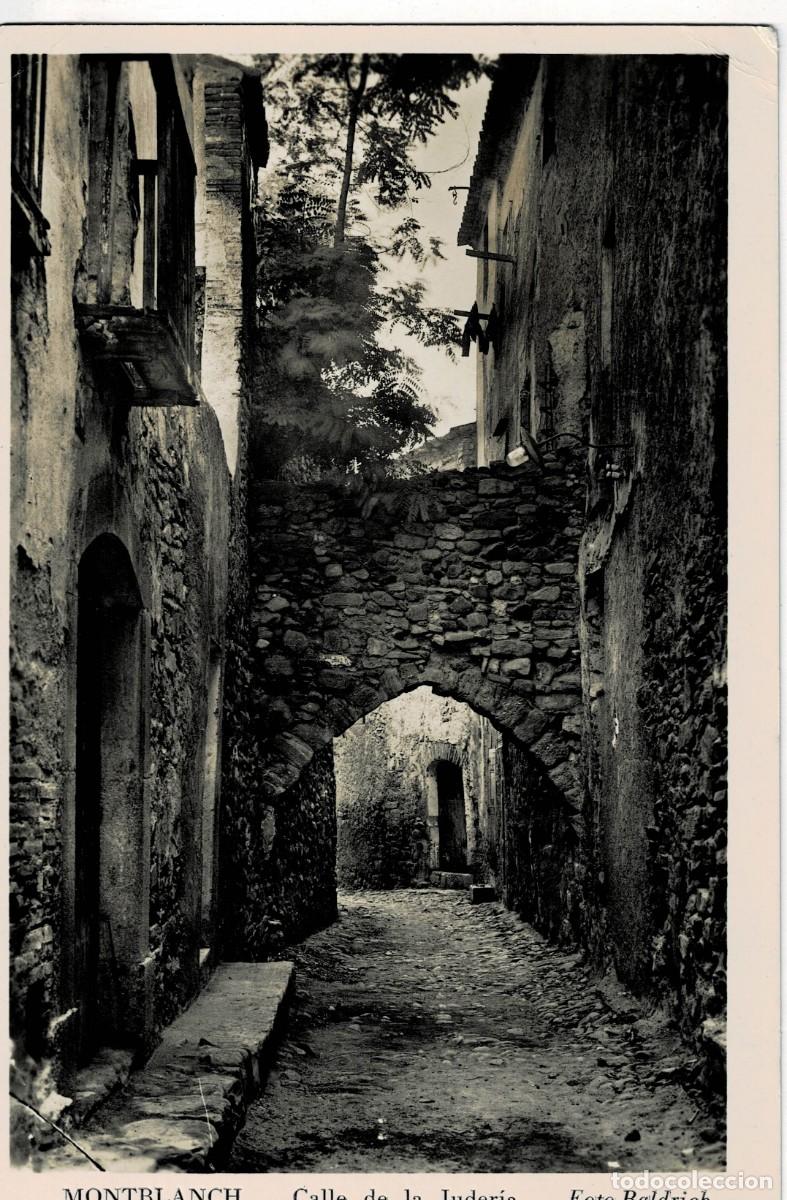 Postales: POSTAL MODERNA DE CATALU&Ntilde;A. MONTBLANCH. CALLE DE LA JUDERIA. P-CAT-2198