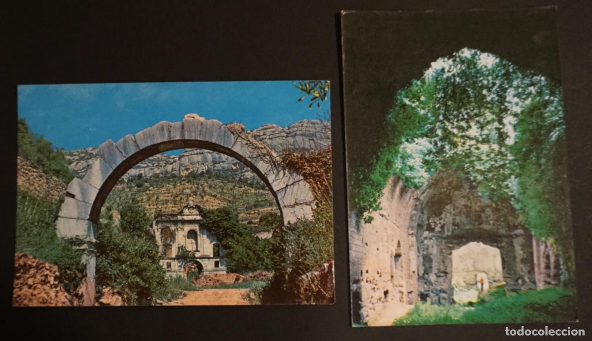 Postales: 2 postale de Scala Dei (Cartotxa). Sin circular , editadas el a&ntilde;o 1976.
