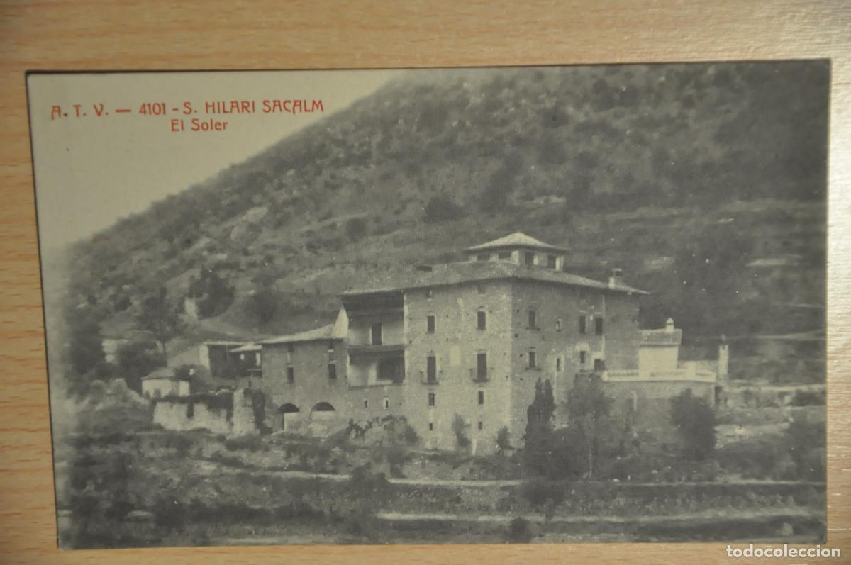 Postales: postal s.hilari sacalm, el soler, atv 4101
