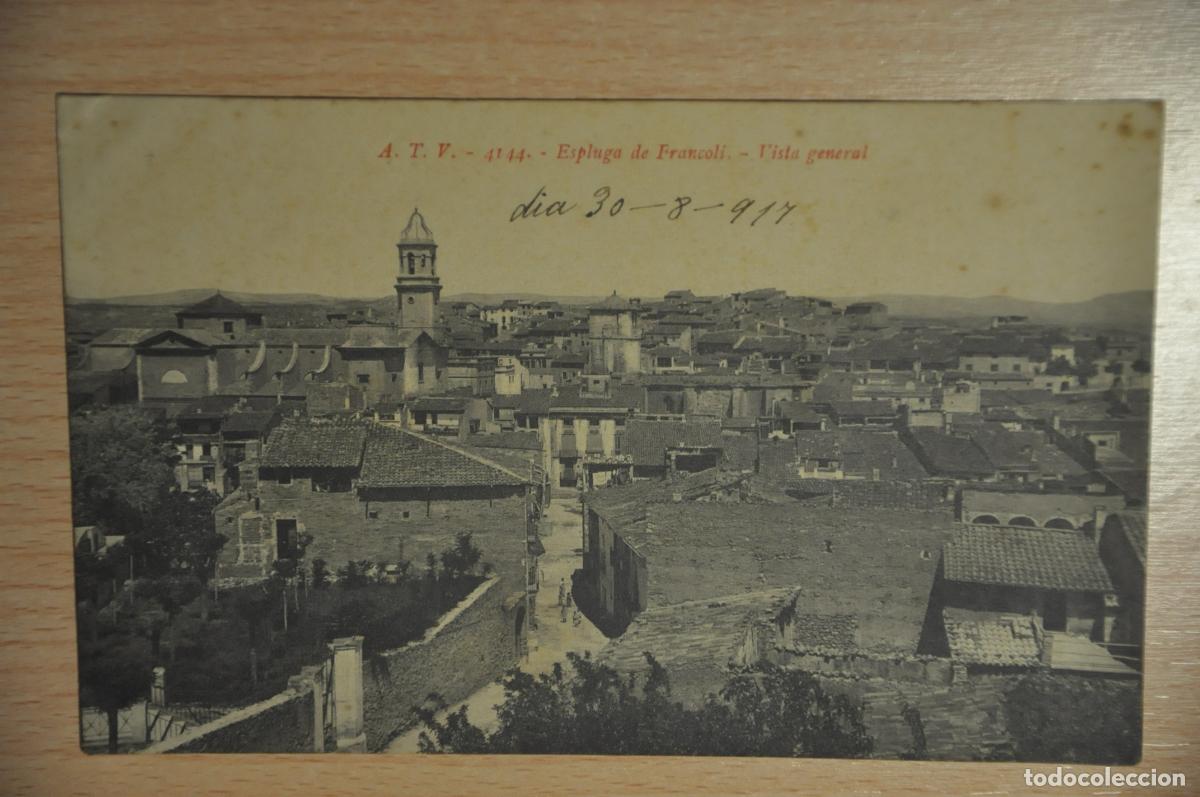 Postales: postal espluga de francoli, vista general, atv 4144