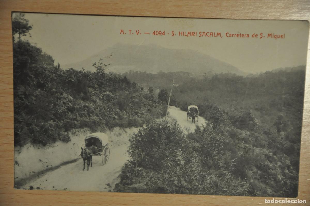 Postales: postal s.hilari sacalm, carretera de s.miquel, atv 4094