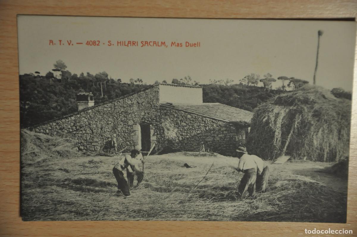 Postales: postal s.hilari sacalm, mas duell, atv 4082