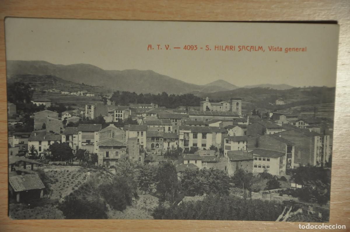 Postales: postal s.hilari sacalm, vista general, atv 4093