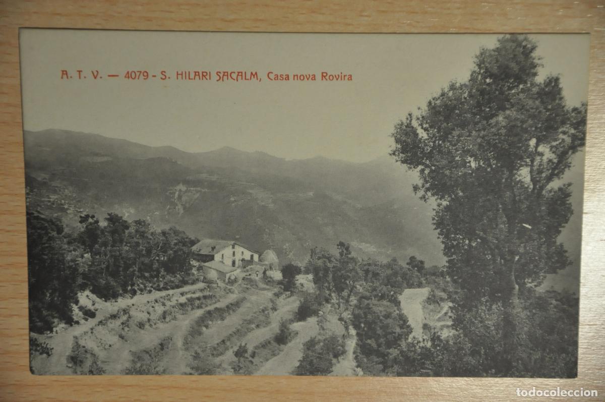 Postales: postal s.hilari sacalm, casa nova rovira, atv 4079