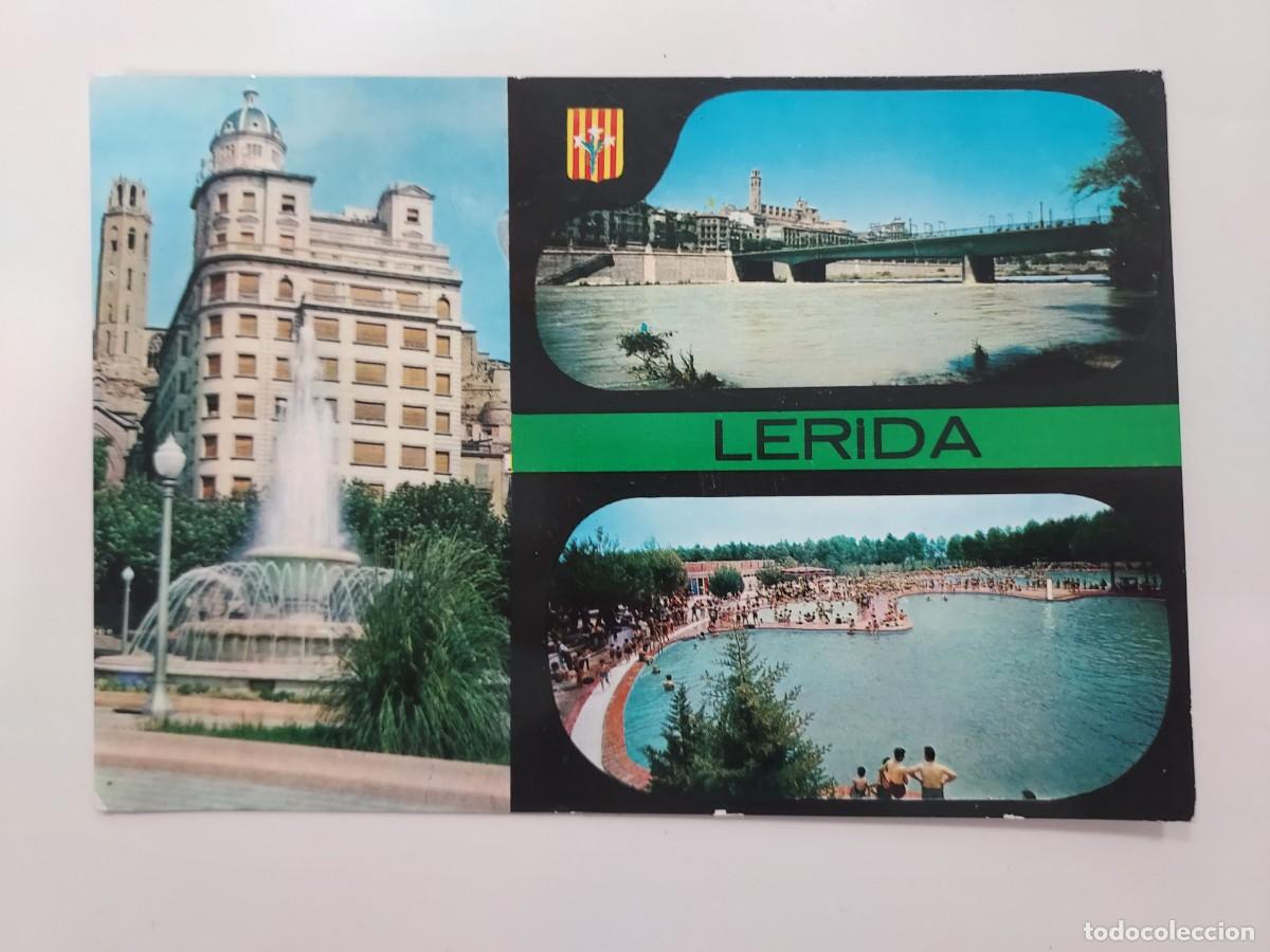 Postales: POSTAL LERIDA TRES VISTAS. DARVI. 1963. CIRCULADA