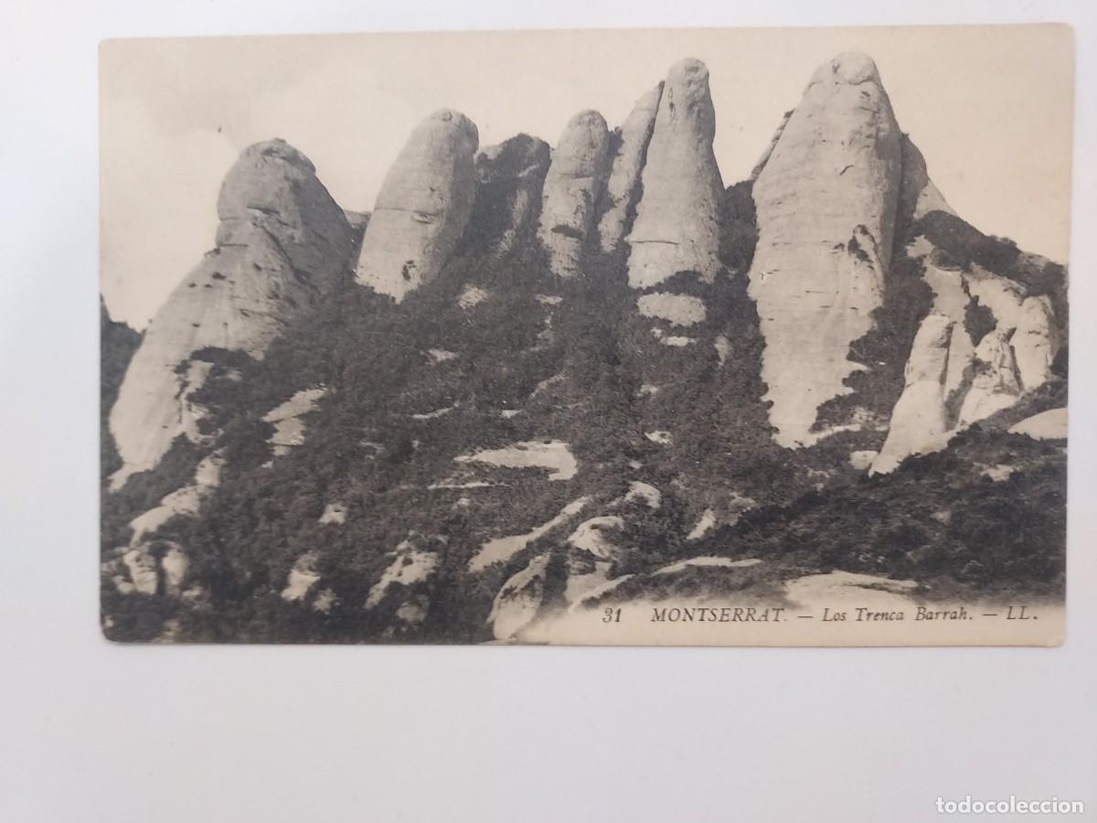 Postales: POSTAL MONTSERRAT LOS TRENCA BARRAH. SIN CIRCULAR. BARCELONA. LL