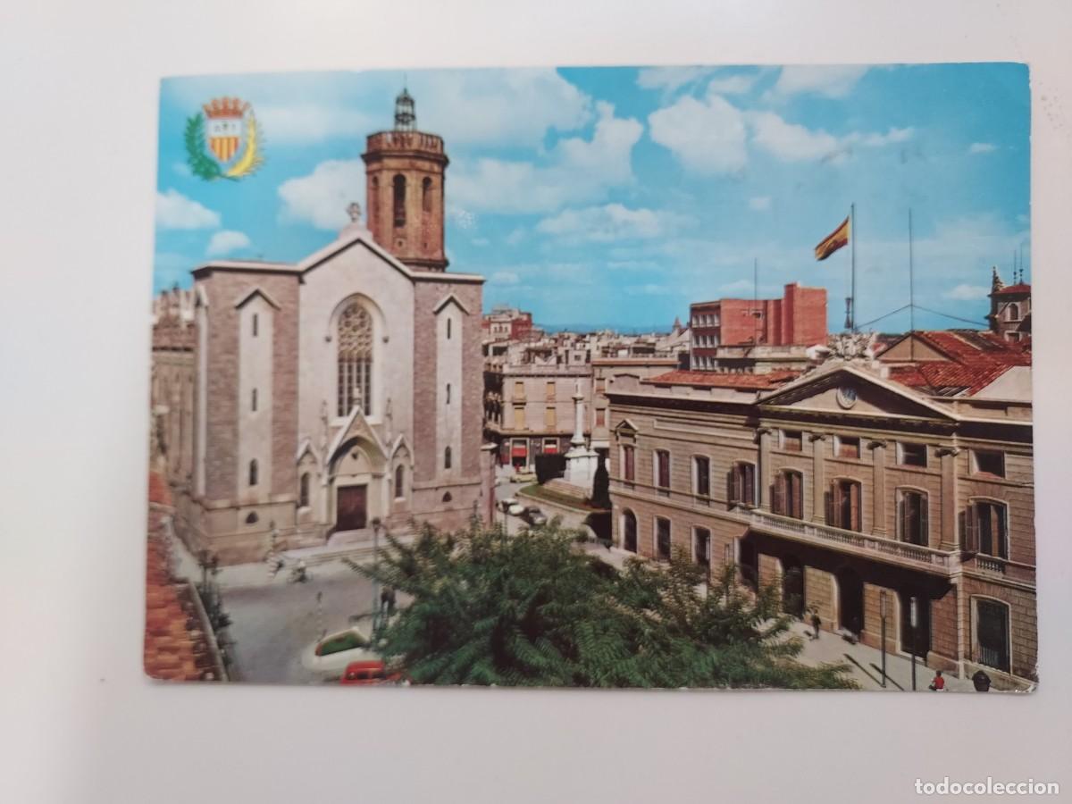Postales: POSTAL SABADELL PLAZA DE SAN ROQUE. 1964. CIRCULADA. BARCELONA