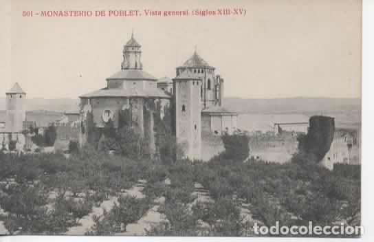 Postales: TARRAGONA SIN ESCRIBIR MONASTERIO DE POBLET