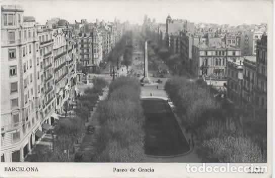 Postales: BARCELONA ESCRITA PASEO DE GRACIA