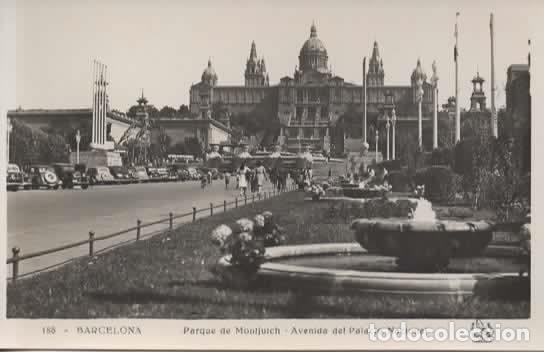 Postales: BARCELONA SIN ESCRIBIR PLSEO DE MONTJUICH