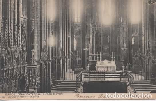 Postales: BARCELONA DORSO SIN DIVIDIR CATEDRAL