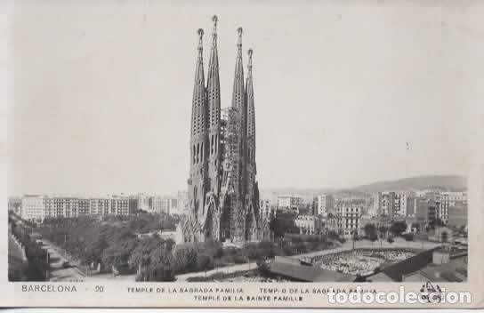 Postales: BARCELONA SIN ESCRIBIR SAGRADA FAMILIA