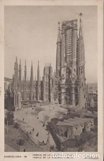 Postales: BARCELONA SIN ESCRIBIR SAGRADA FAMILIA