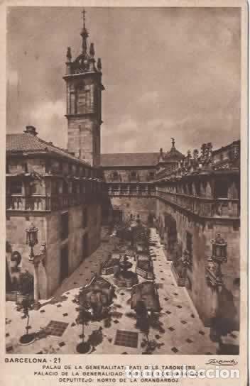 Postales: BARCELONA ESCRITA 1934 PALAU DE LA GENERALITAT