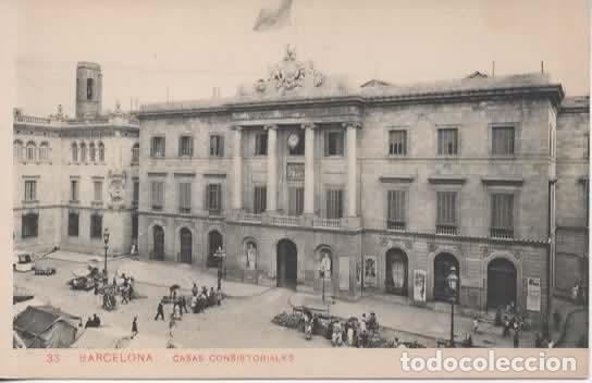 Postales: BARCELONA SIN ESCRIBIR CASAS CONSISTORIALES