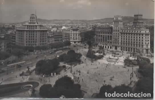 Postales: BARCELONA ESCRITA PLAZA DE CATALU&Ntilde;A
