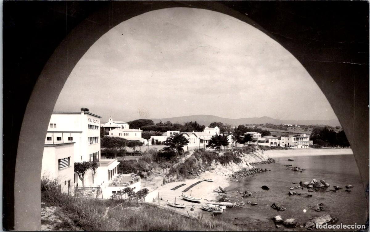 Postales: Palam&oacute;s - Playa La Fosca - Soberanas 1015 - 139x87mm - Hotel Rocafosca