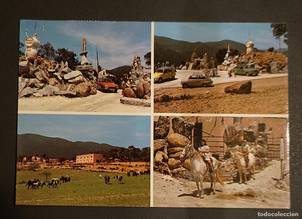 Postales: La Jonquera (Girona) Mas Pobre -Rancho Grande. postal circulada con sellos a&ntilde;o 1986
