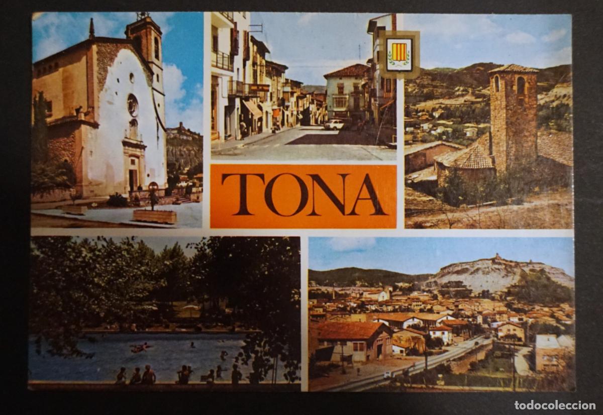 Postales: Tona (Barcelona), diferentes aspectos. Postal sin circular editada el a&ntilde;o 1972
