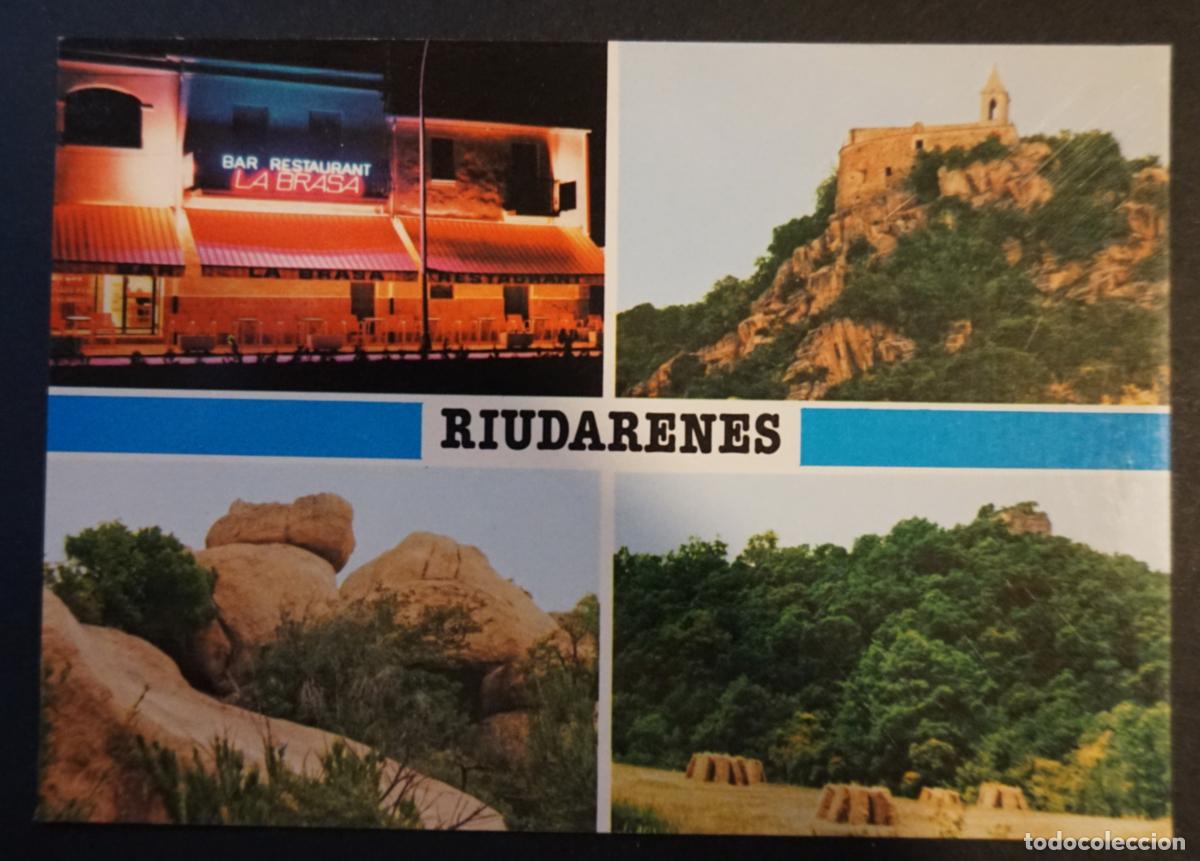 Postales: Riudarenes (La Selva, Girona). Postal sin circular editada el a&ntilde;o 1986