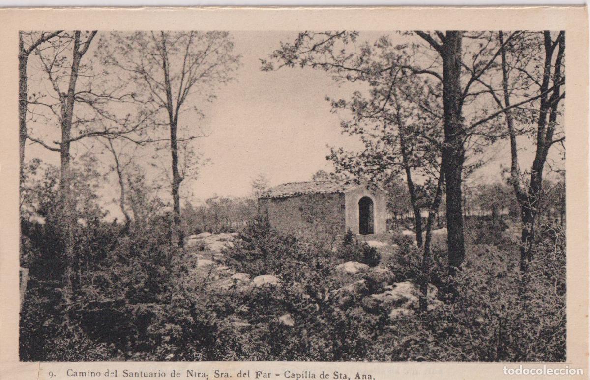 Postales: CAMINO DEL SANTUARIO DE NTRA.SRA. DEL FAR, CAPILLA DE STA. ANA &ndash; L.ROISIN FOT. N&ordm;9 &ndash; S/C