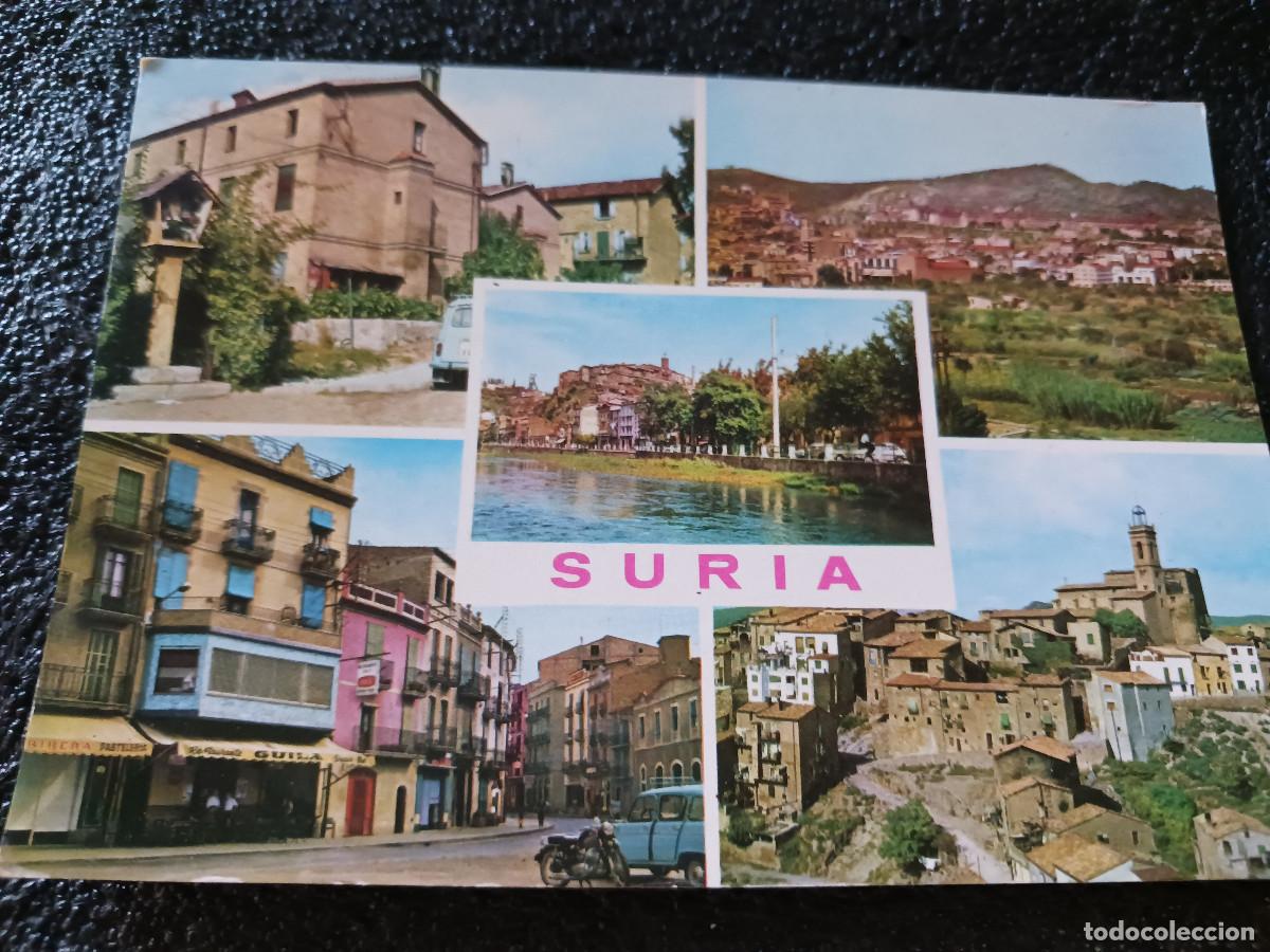 Postales: 1 suria diversos aspectos de la ciuda, ed. raymond, circulada 1968