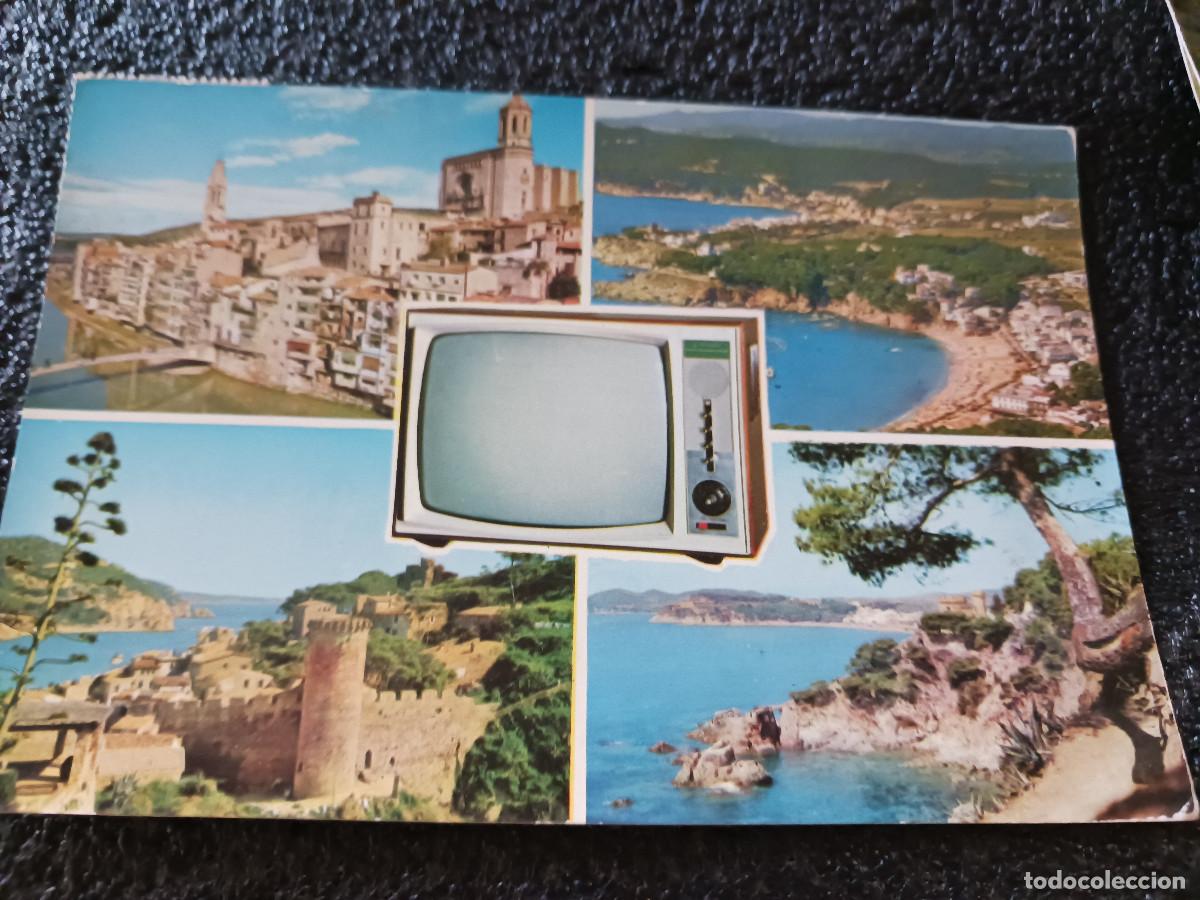 Postales: 1001 gerona vista parcial desde el faro de san sebastian, tossa y lloret, col. optimus, cir.
