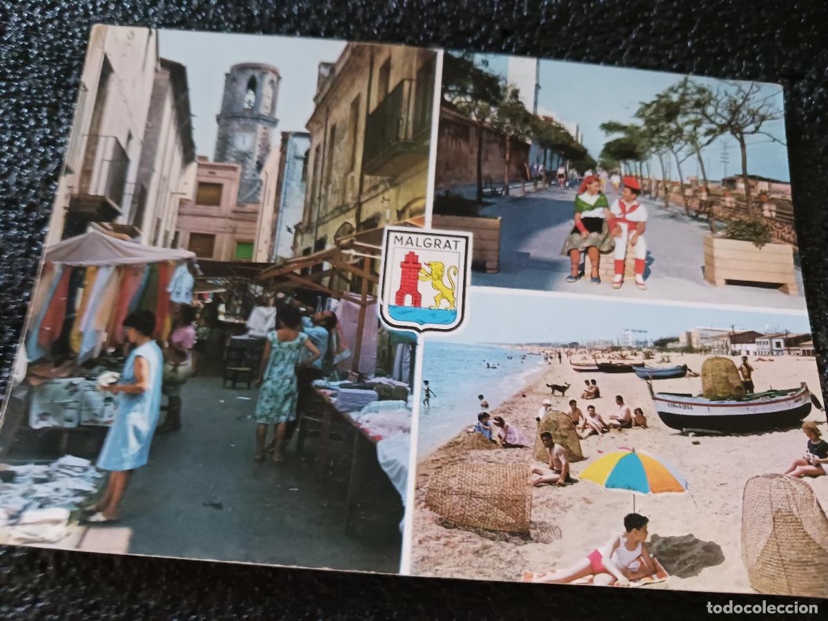 Postales: 516 Malgrat de Mar, ex. murcia, circulada 1965