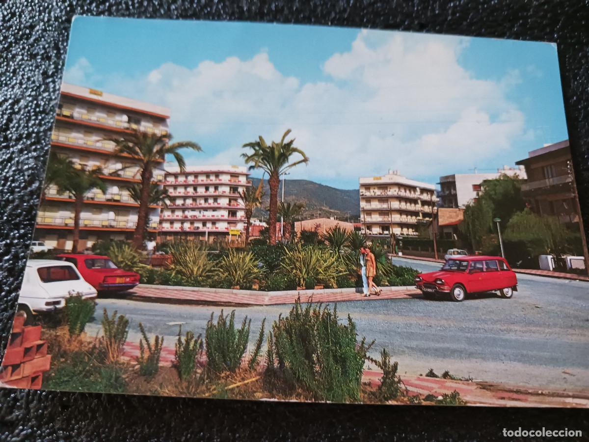 Postales: 617 pineda de mar, plaza de las palmeras, ed. cyp, circulada 1970