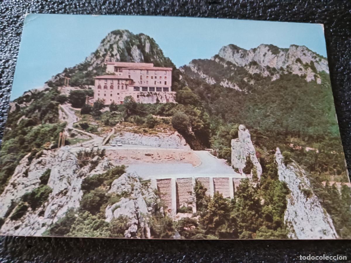 Postales: 3032, BERGA SANTUARI DE LA MARE DE DEU DE QUERALT FOTO CINE LUIGI, circulada 1970