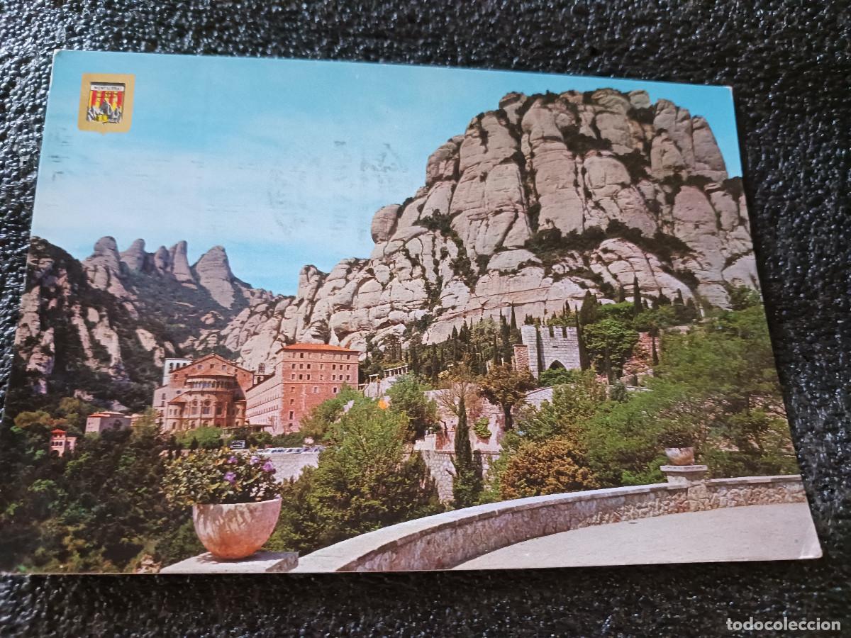 Postales: 4991 MONTSERRAT MONESTIR I ELS PICS DE SANTA MAGDALENA, ed. eescudo, circulada 1974
