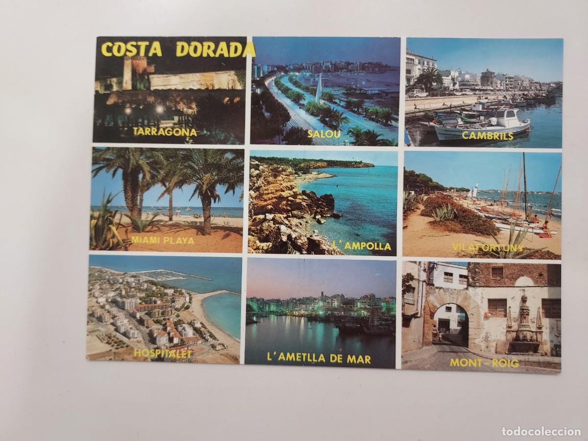 Postales: POSTAL TARRAGONA VISTA COSTA DORADA SALOU CAMBRILS MIAMI AMPOLLA VILAFORTUNY MONT-ROIG. S/C
