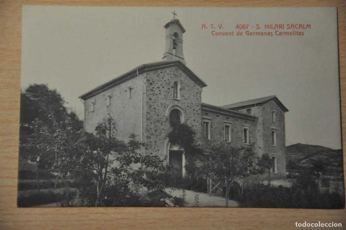 Postales: postal s.hilari sacalm, convent de germanas carmelitas, atv 4067