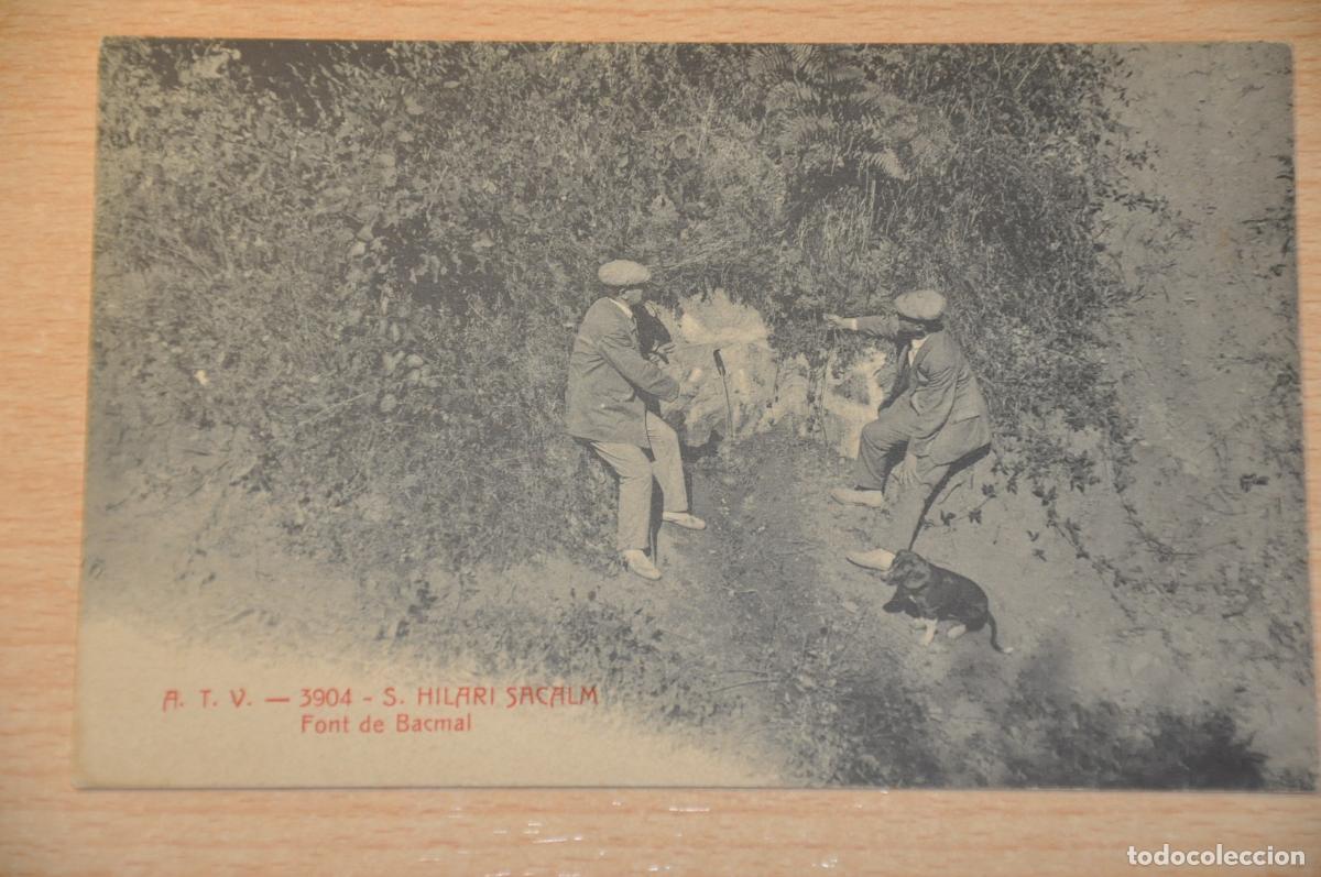 Postales: postal s.hilari sacalm, font de bacmal, atv 3904
