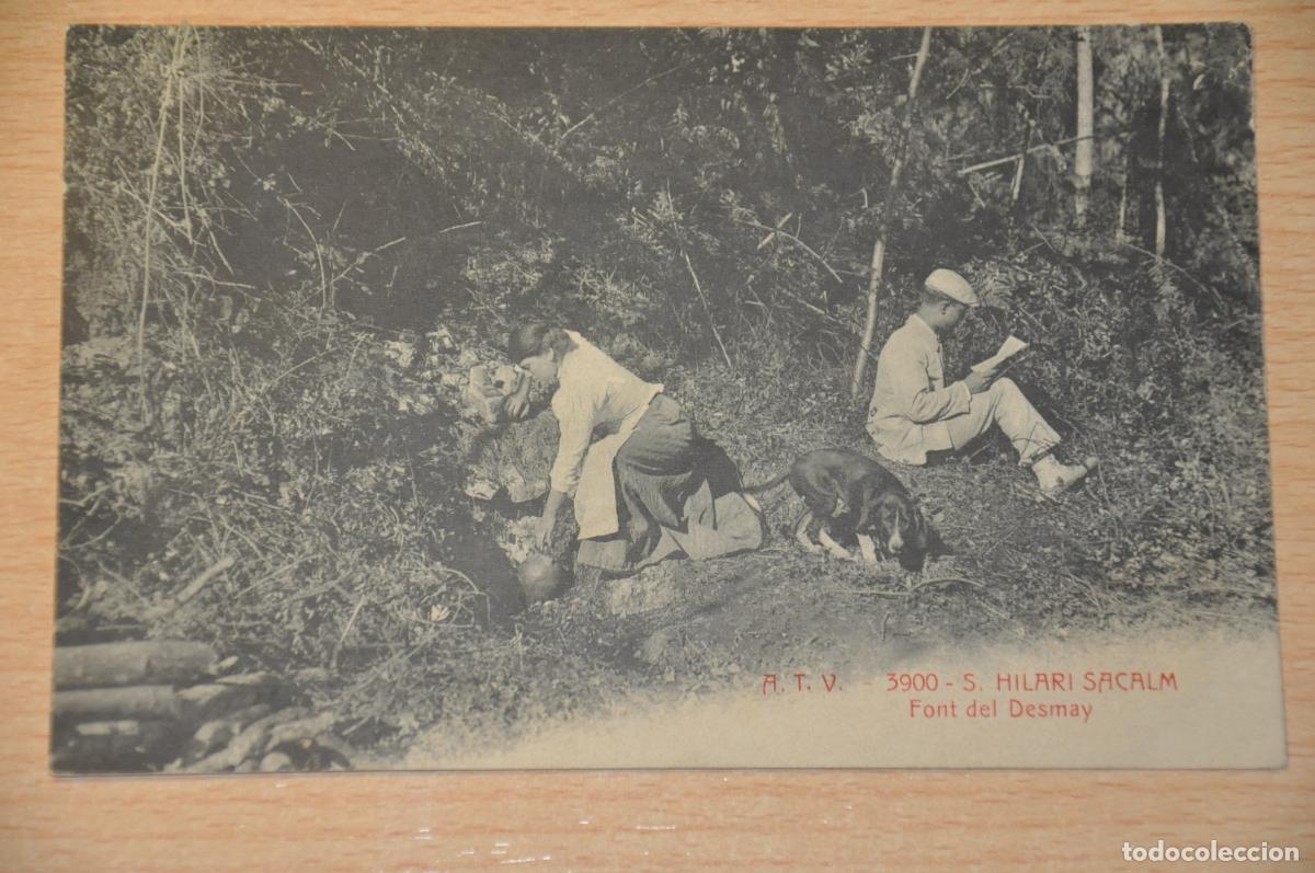 Postales: postal s.hilari sacalm, font del desmay, atv 3900