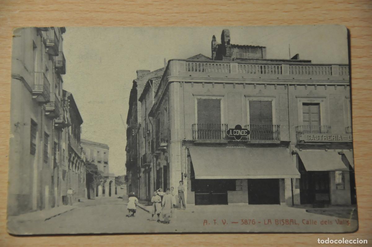 Postales: postal la bisbal, calle dels valls, atv 3876