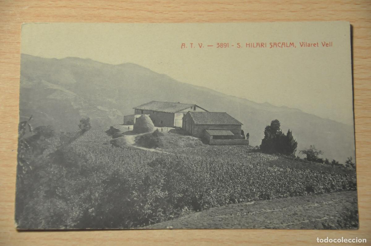 Postales: postal s.hilari sacalm, vilaret vell, atv 3891