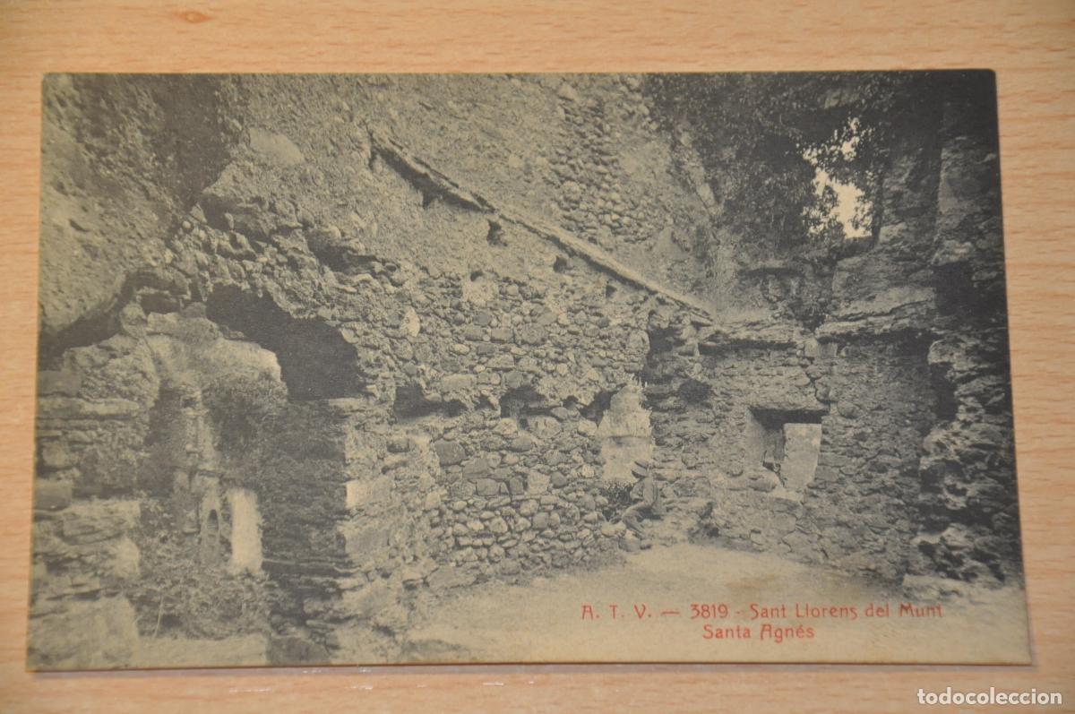Postales: postal sant lloren&ccedil; del munt, santa agnes, atv 3819
