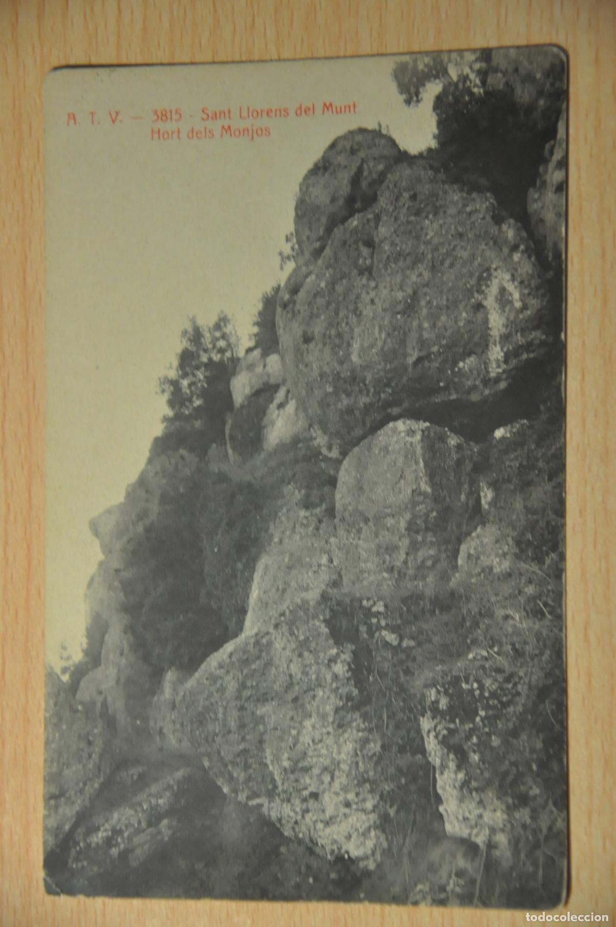 Postales: postal sant lloren&ccedil; del munt, hort dels monjos, atv 3815
