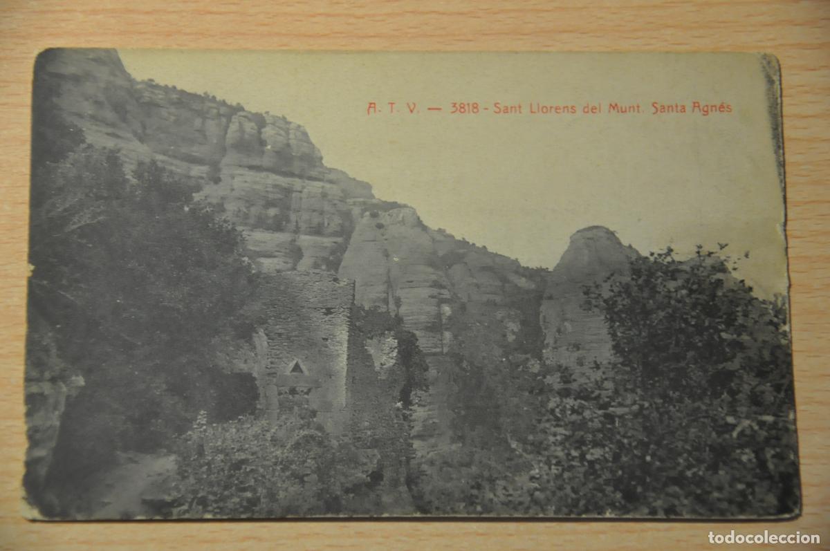 Postales: postal sant lloren&ccedil; del munt, santa agnes, atv 3818