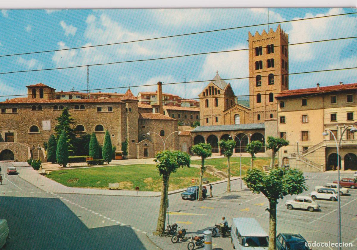 Postales: RIPOLL (GIRONA) PLAZAS DEL CAUDILLO Y ABAD OLIVA - MAIDEU N&ordm;16 - S/C