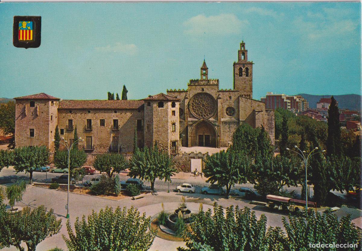 Postales: SANT CUGAT DEL VALLES (BARCELONA) PLAZA OCTAVIANO Y MONASTERIO - ESCUDO DE ORO N&ordm;5 - S/C