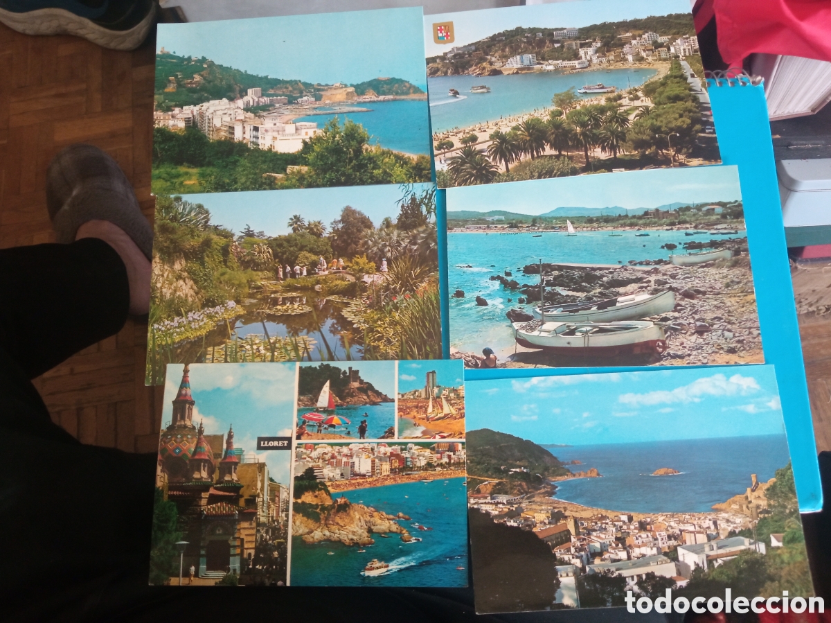 Postales: 6 antiguas postales fotogr&aacute;ficas de localidades de la Costa Brava