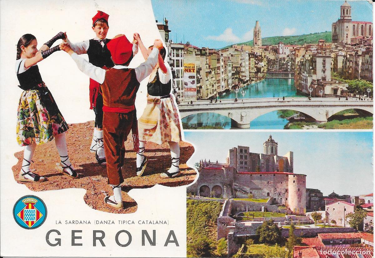 Postales: [POSTAL] Diversos aspectos. Gerona (circulada)