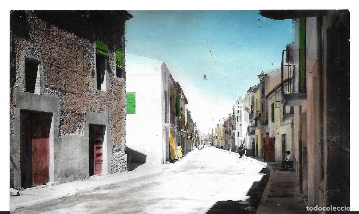 Postales: VILANOVA DE BELLPUIG - CALLE MAYOR - N&Uacute;M. 1. POSTAL ESCRITA. EDICI&Oacute;N J.M&ordf; BRUFAU.