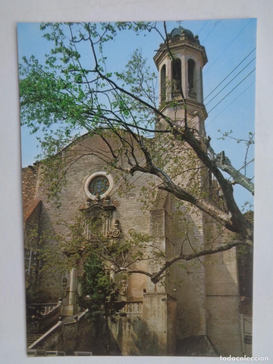 Postcards: POSTAL DE LLAN&Ccedil;A ( GERONA ): IGLESIA SIGLO XVIII