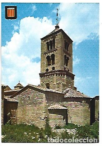 Postales: CHURCH AND ROMANESQUE BELFRY. 11th century.- SANTA EUGENIA DE BERGA / BARCELONA