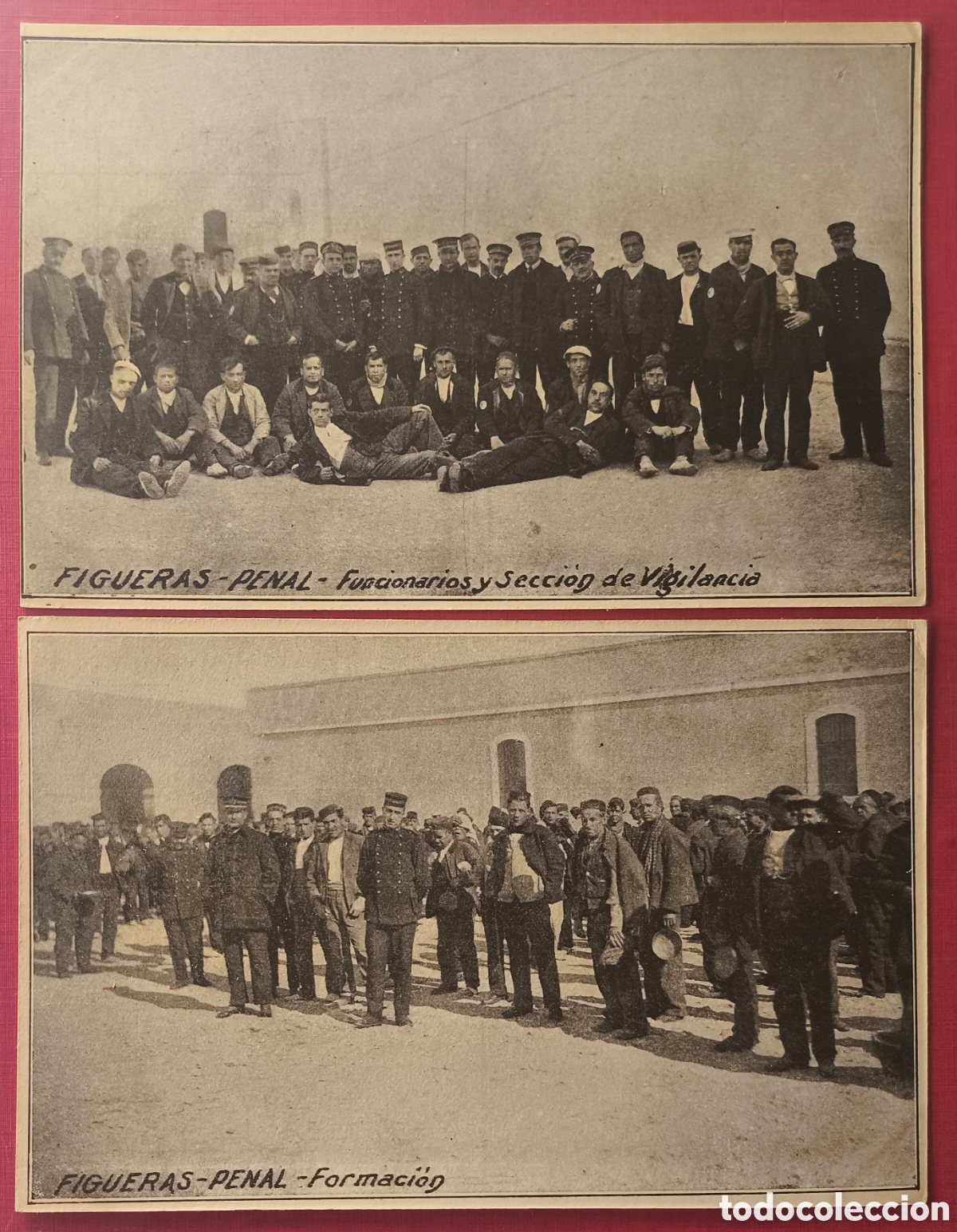 Postales: FIGUERES PRES&Oacute; POSTAL ANIMADA LOTE 2 GIRONA C. 1910